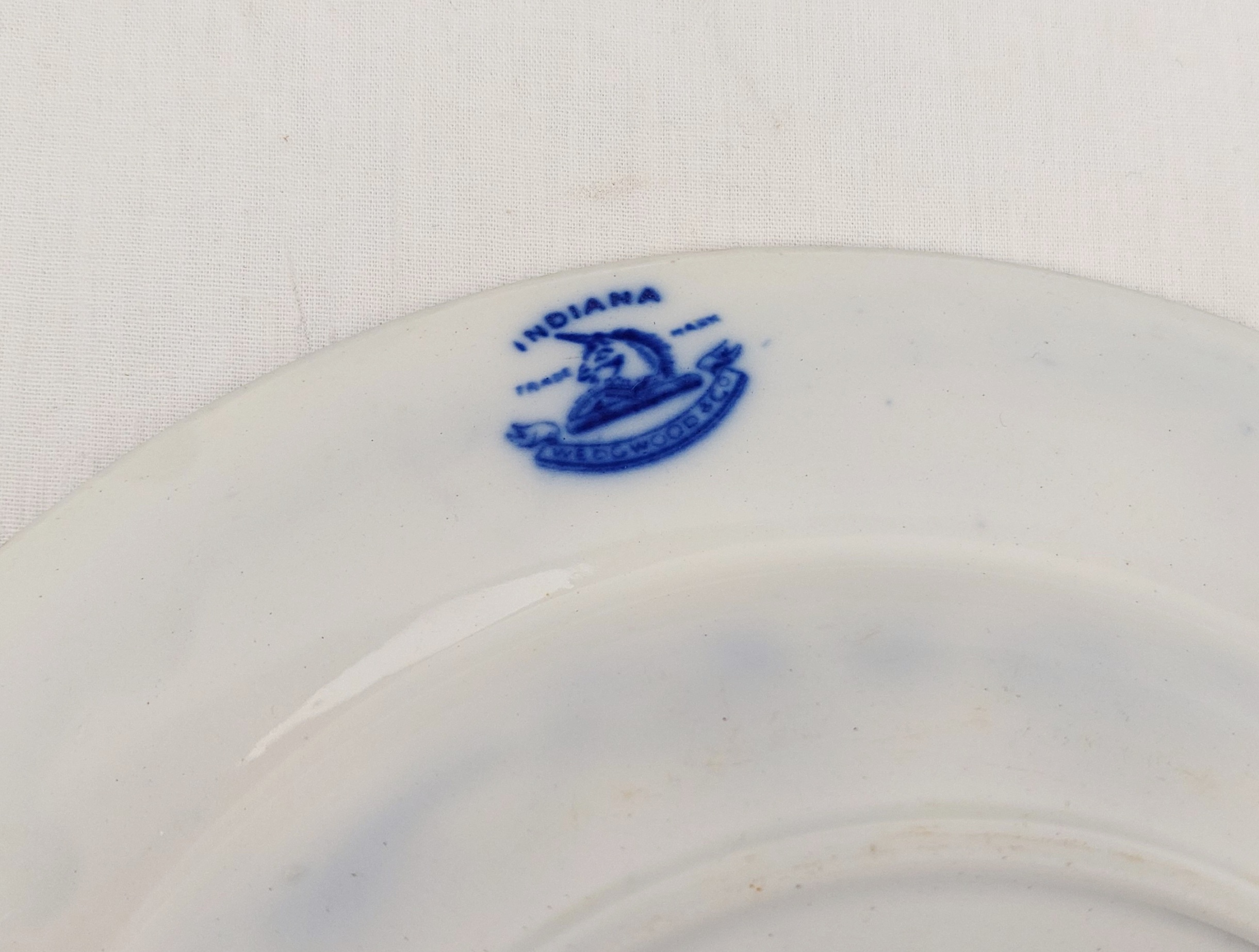 Pair Of c1860 Wedgwood Indiana Pattern Plates - Image 4