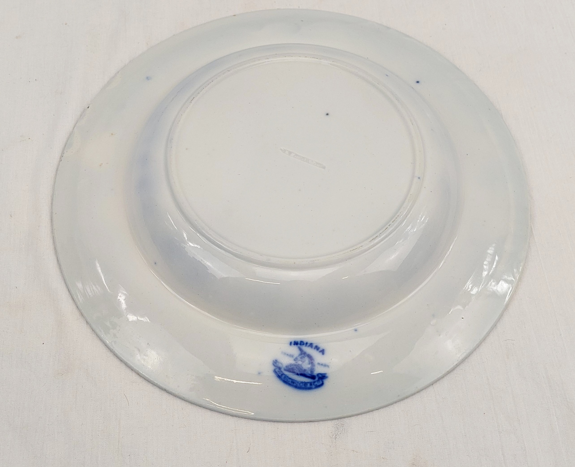 Pair Of c1860 Wedgwood Indiana Pattern Plates - Image 8