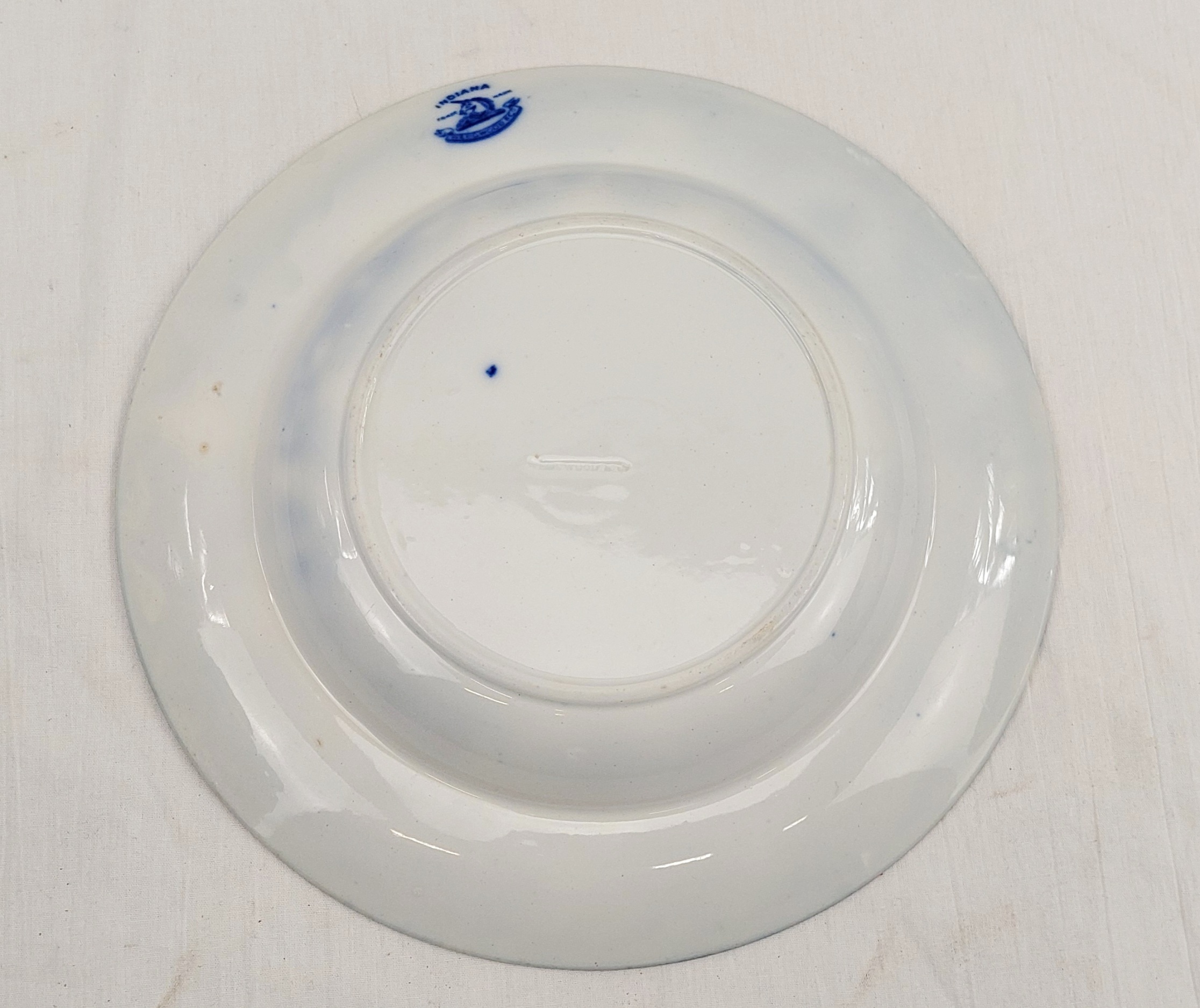 Pair Of c1860 Wedgwood Indiana Pattern Plates - Image 5