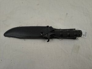 Utility Knife With Compass Pommel And Scabbard