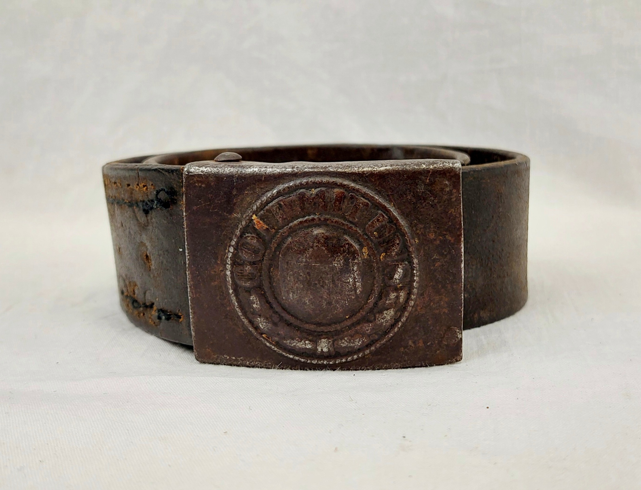 WW2 German Enlisted Man's Belt And Buckle