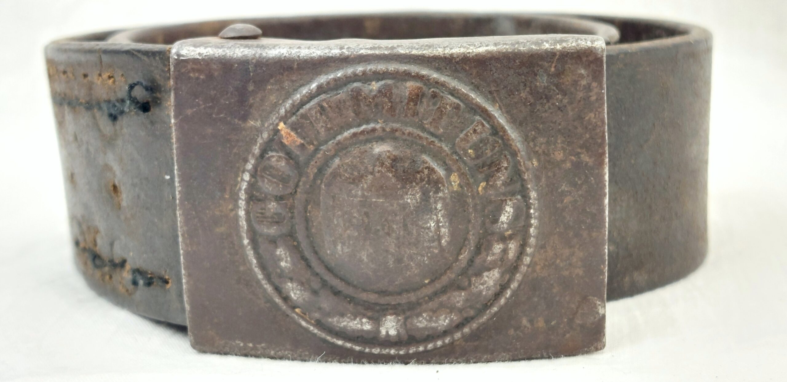 WW2 German Enlisted Man's Belt And Buckle - Image 2