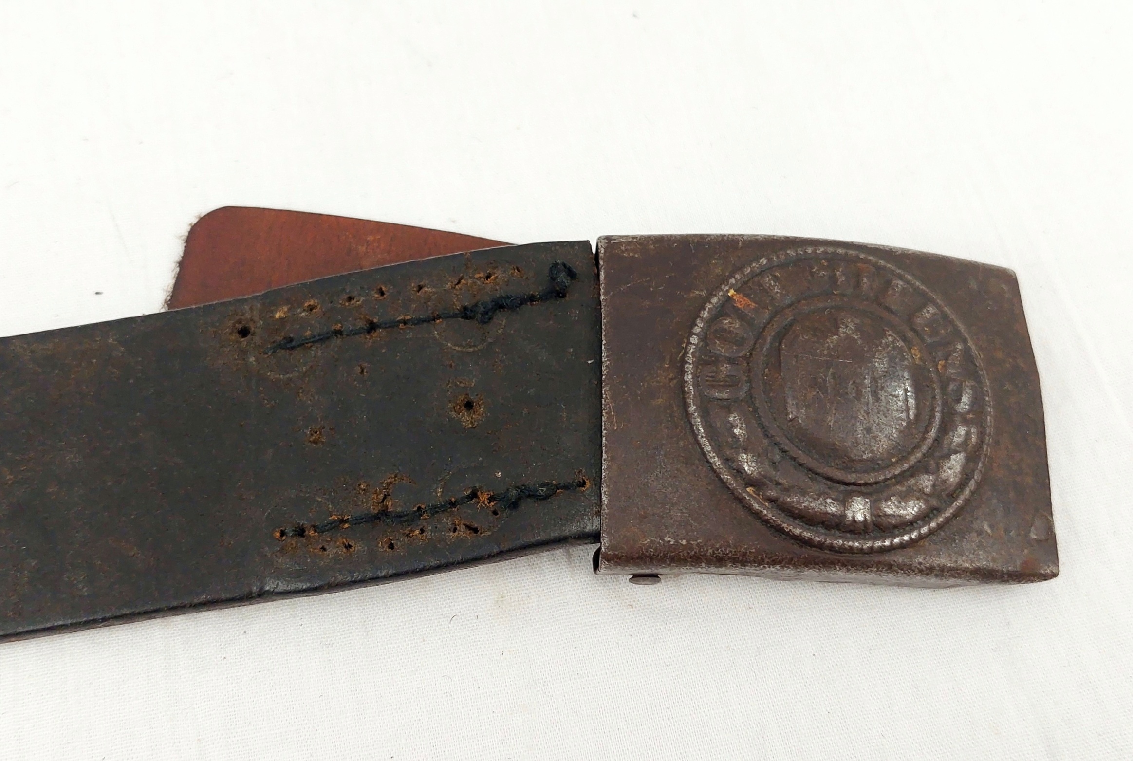 WW2 German Enlisted Man's Belt And Buckle - Image 3