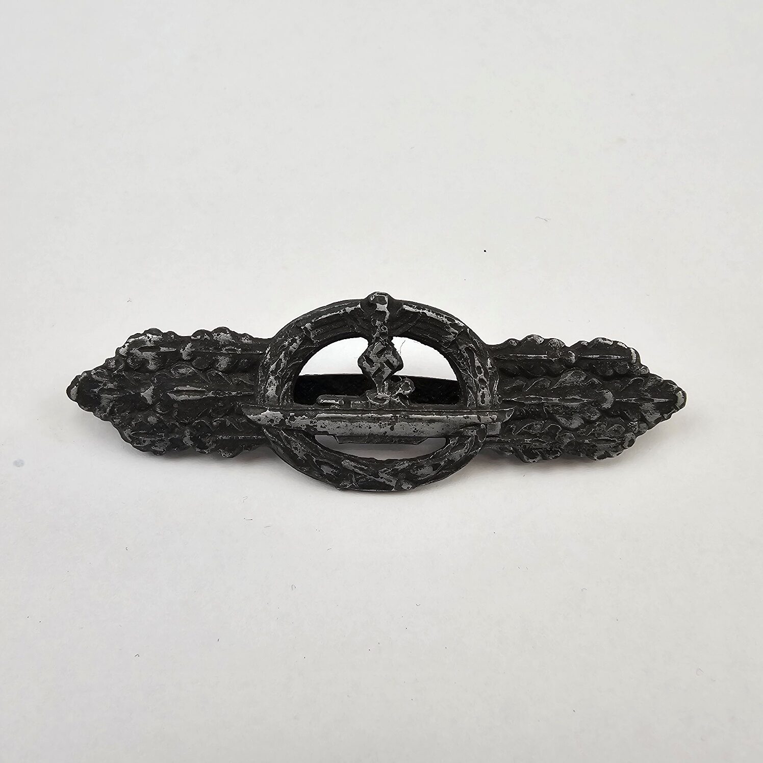 WW2 Nazi German Third Reich U-Boat Silver Combat Clasp