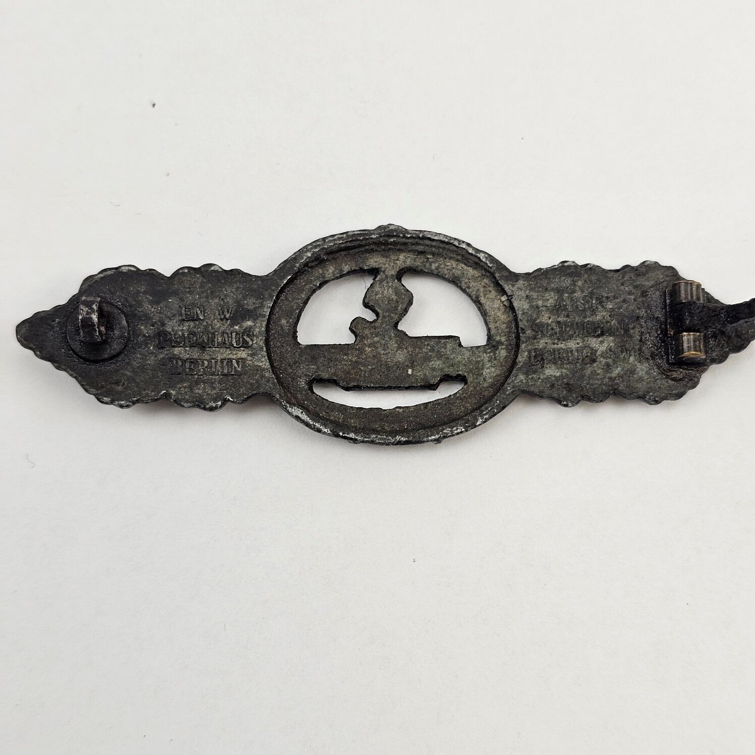 WW2 Nazi German Third Reich U-Boat Silver Combat Clasp - Image 7