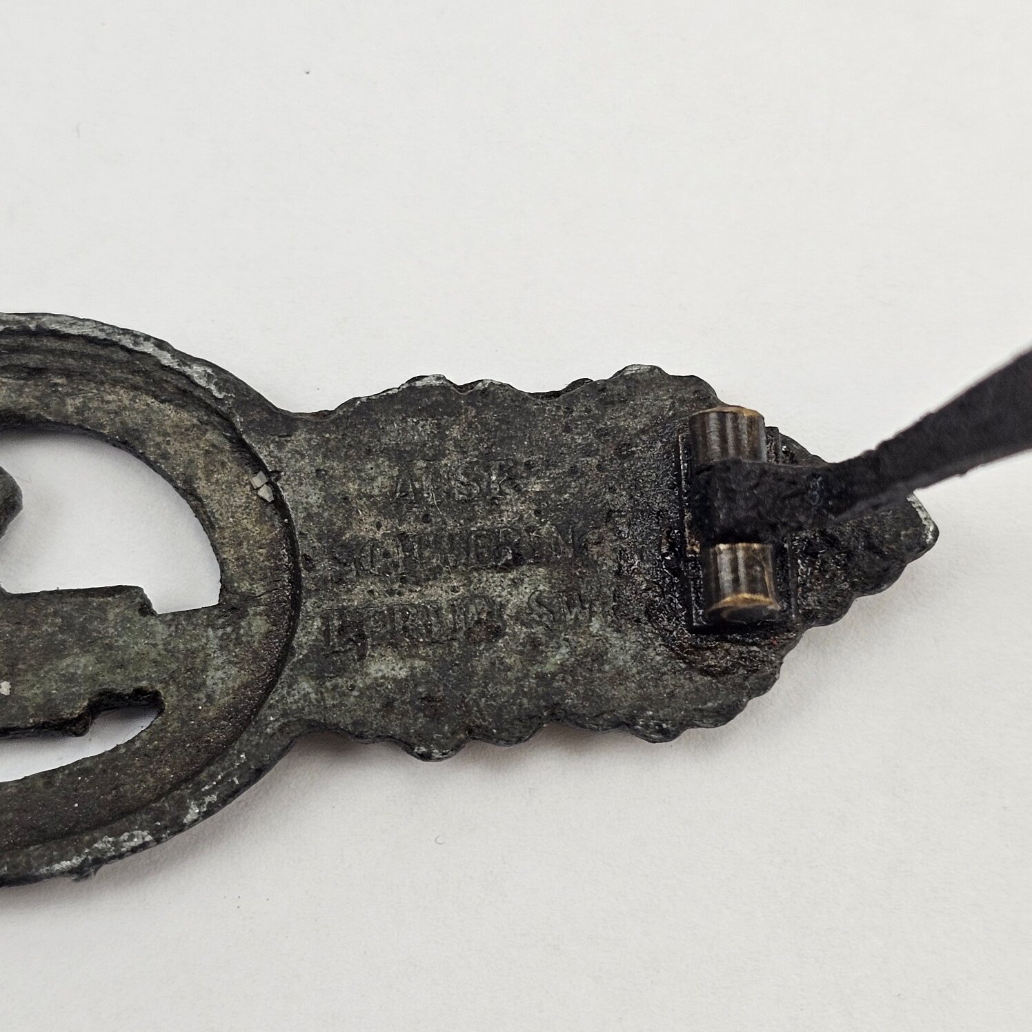 WW2 Nazi German Third Reich U-Boat Silver Combat Clasp - Image 9