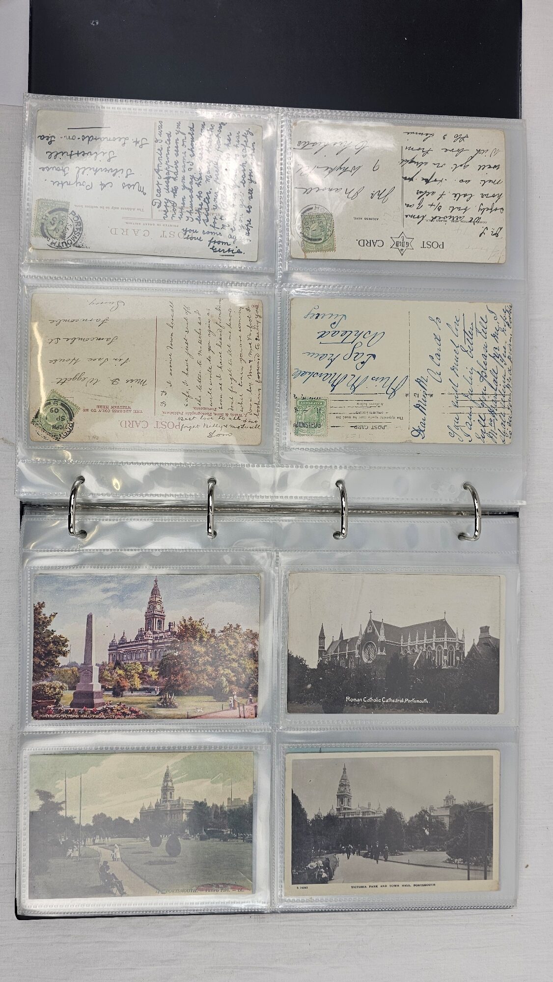 Album Of Approximately 135 Vintage Portsmouth Postcards - Image 4