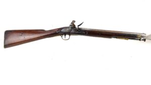 British, c.1808–1815, Paget Pattern Tower Cavalry Carbine, Flintlock .650 Calibre, 15.5in Sighted Barrel, Swivel Ramrod, Napoleonic / Waterloo Era, Obsolete Calibre