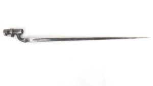 British, Pattern 1876 Martini-Henry Socket Bayonet (“Long Common / Lunger”), Enfield-Inspected, Nepalese Service Marked