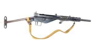 British, WW2, Sten Mk II Submachine Gun, Fazakerley FF62942, 9mm, with Original Sling marked MECO 1943, Deactivated, VGC