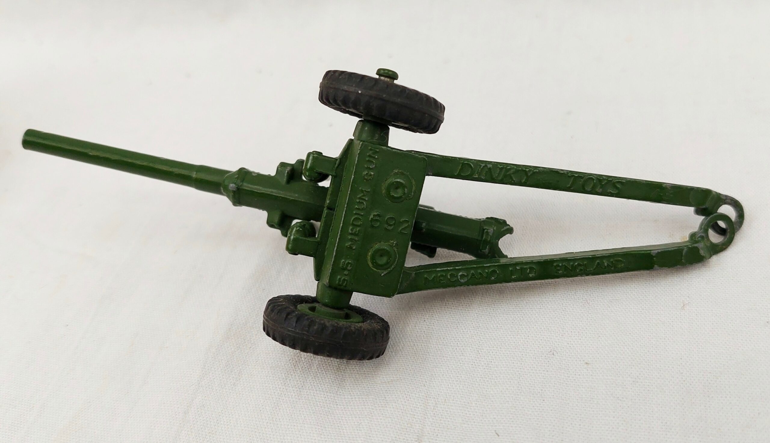 Boxed Dinky Toys 692 5.5" Medium Gun - Image 7