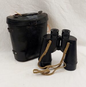 Cased Set Of WW2 Broad Arrow 7x50 Binoculrs By Optical & Film Supply Co