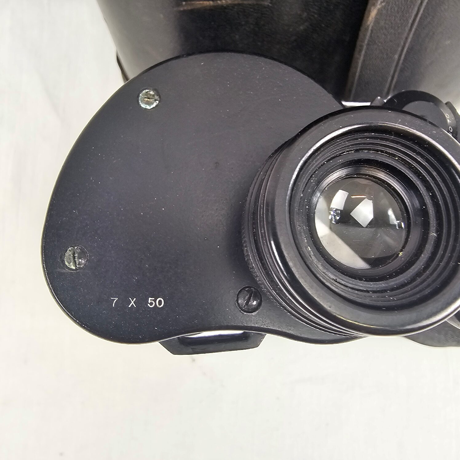 Cased WW2 British Royal Navy Anchor Corp 7 x 50 Binoculars - Image 5