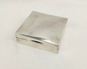 Chester Sterling Silver Cigarette Case
