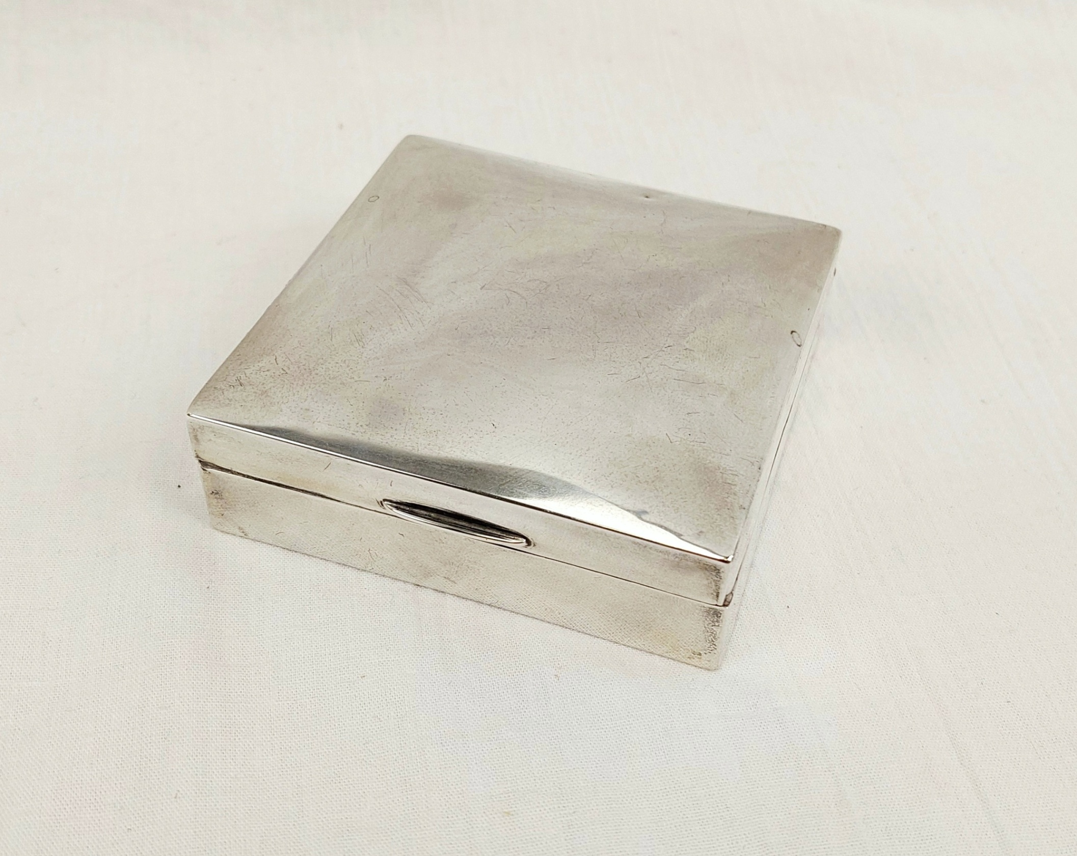 Chester Sterling Silver Cigarette Case