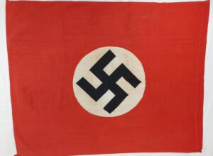 German, WW2, NSDAP Party Flag, Sewn Construction, 88.5 × 70.4 cm