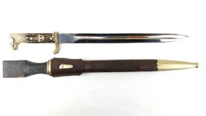 German, WW2, Police Dress Bayonet (Seitengewehr), with Scabbard & Frog