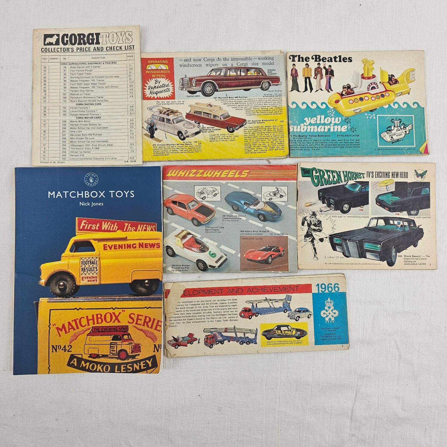 Parcel Of 1960s Corgi Toy Catalogues And Matchbox Toys Book