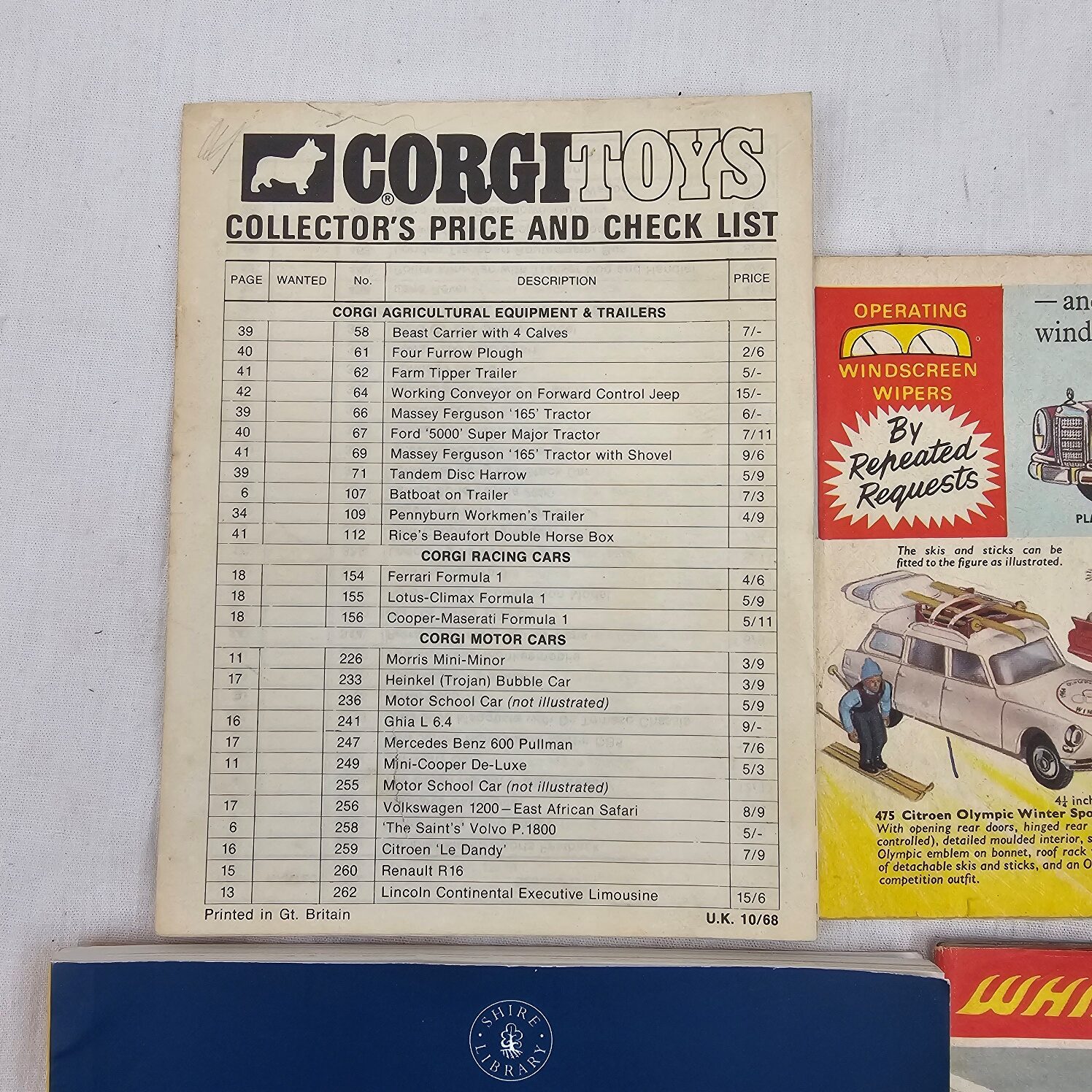 Parcel Of 1960s Corgi Toy Catalogues And Matchbox Toys Book - Image 7