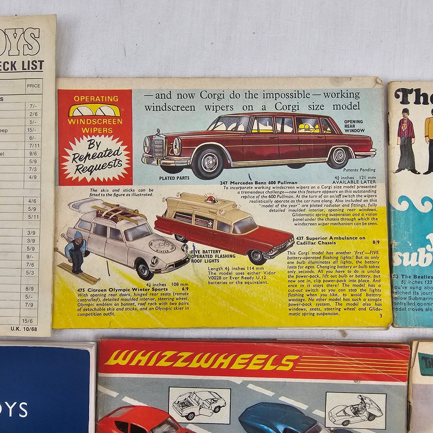 Parcel Of 1960s Corgi Toy Catalogues And Matchbox Toys Book - Image 6