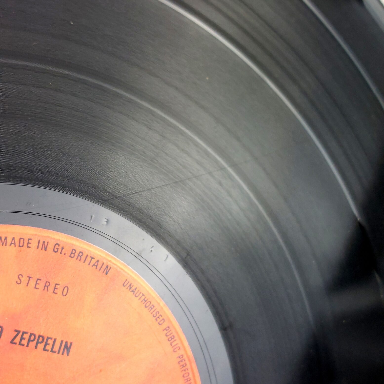 RARE, Led Zeppelin Debut LP, c.1970, Atlantic-UK Polydor Pressing 588171 Orange Sleeve A//1 B//1 Matrix - Image 19