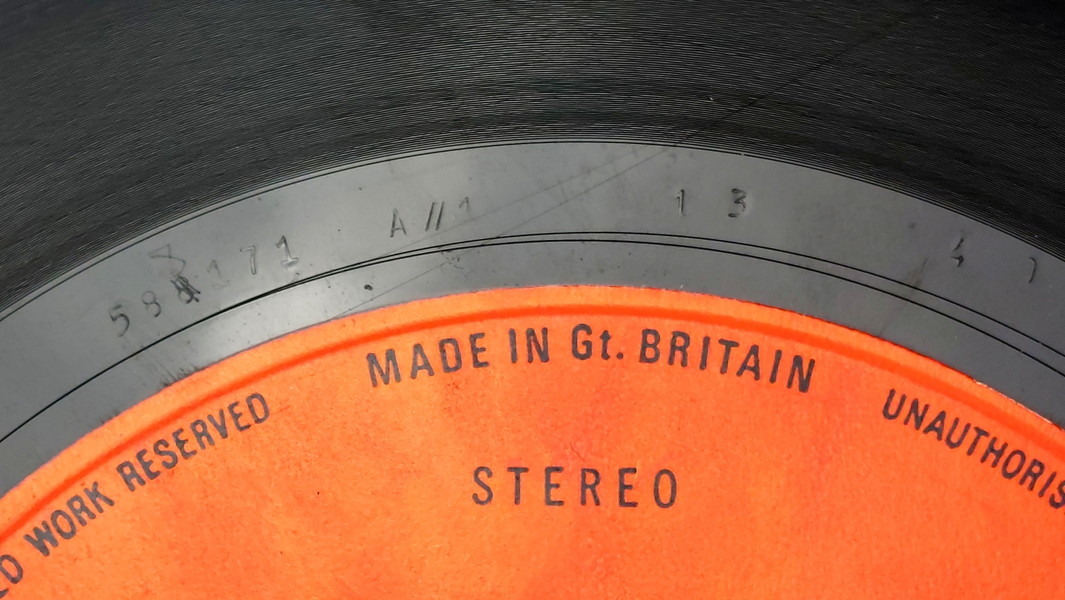RARE, Led Zeppelin Debut LP, c.1970, Atlantic-UK Polydor Pressing 588171 Orange Sleeve A//1 B//1 Matrix - Image 20