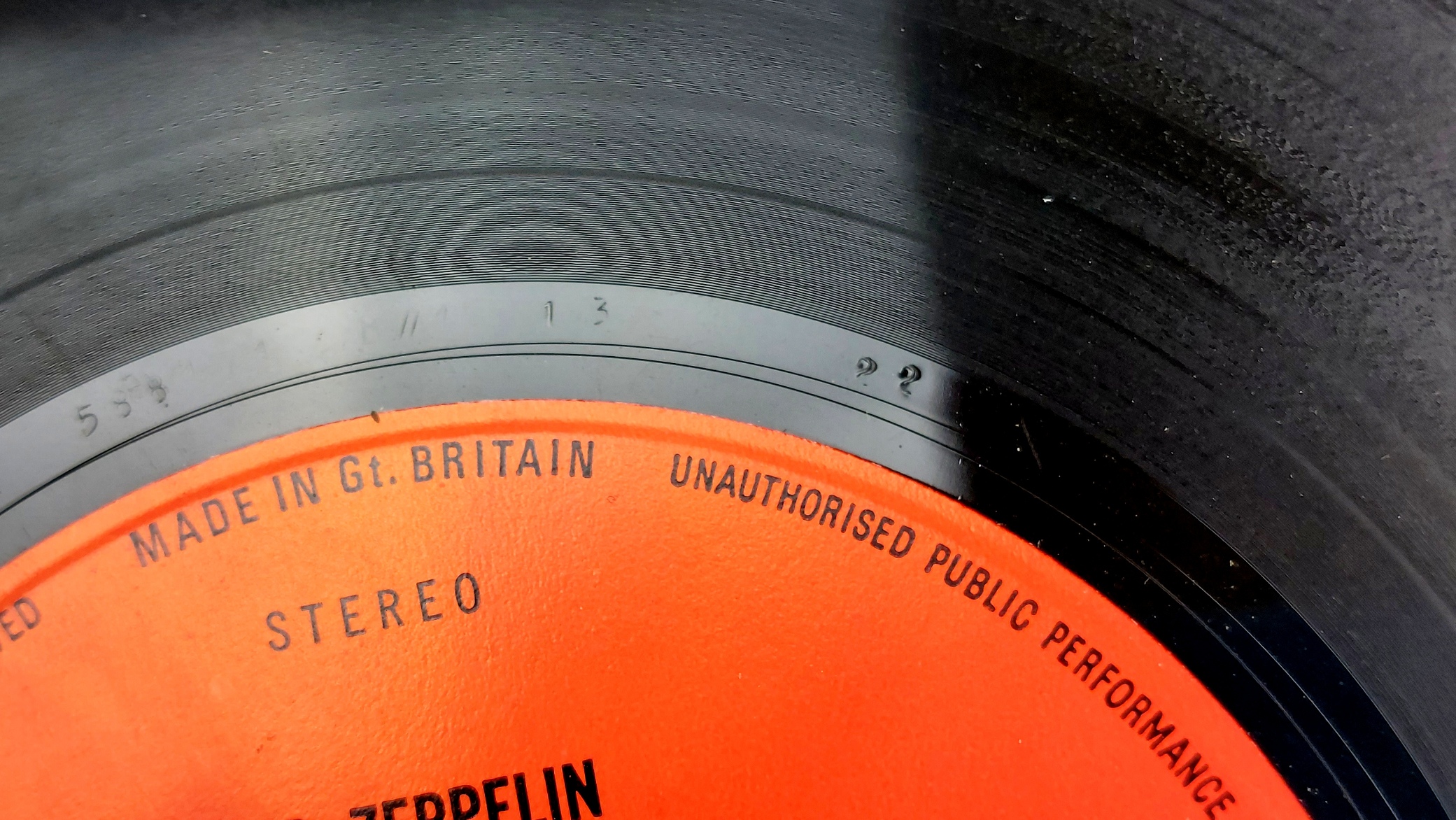 RARE, Led Zeppelin Debut LP, c.1970, Atlantic-UK Polydor Pressing 588171 Orange Sleeve A//1 B//1 Matrix - Image 24