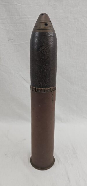 Rare WW1 Dated 1916 Turkish Galipoli 75mm Shell and Case