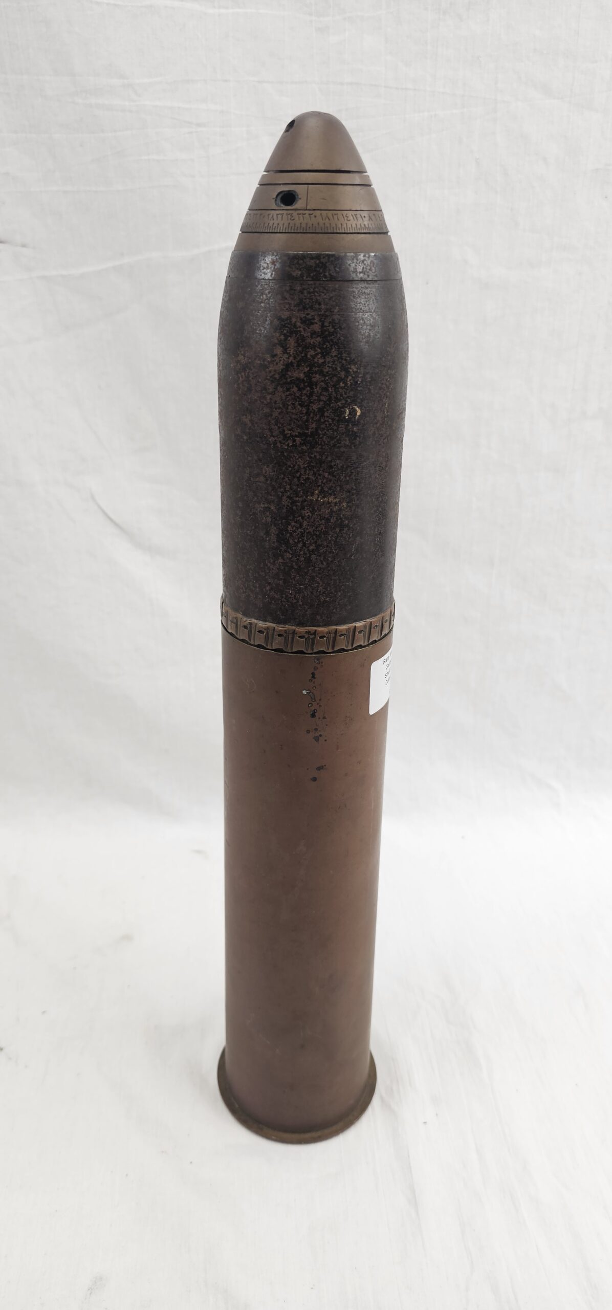 Rare WW1 Dated 1916 Turkish Galipoli 75mm Shell and Case - Image 3