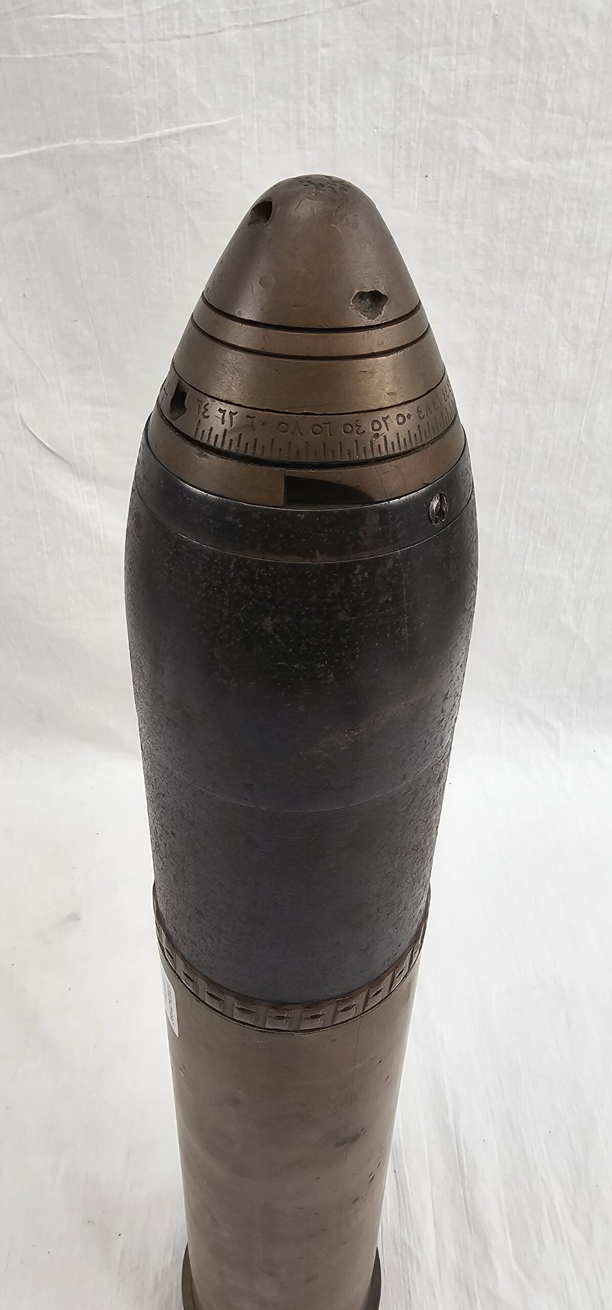 Rare WW1 Dated 1916 Turkish Galipoli 75mm Shell and Case - Image 5