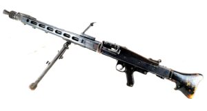 Yugoslavian, Post-War, Zastava M53 (MG 42/53) Machine Gun, Deactivated, with German dfb 1944 Bipod