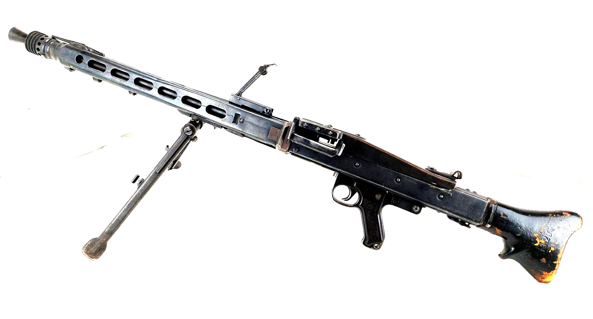 Yugoslavian, Post-War, Zastava M53 (MG 42/53) Machine Gun, Deactivated, with German dfb 1944 Bipod