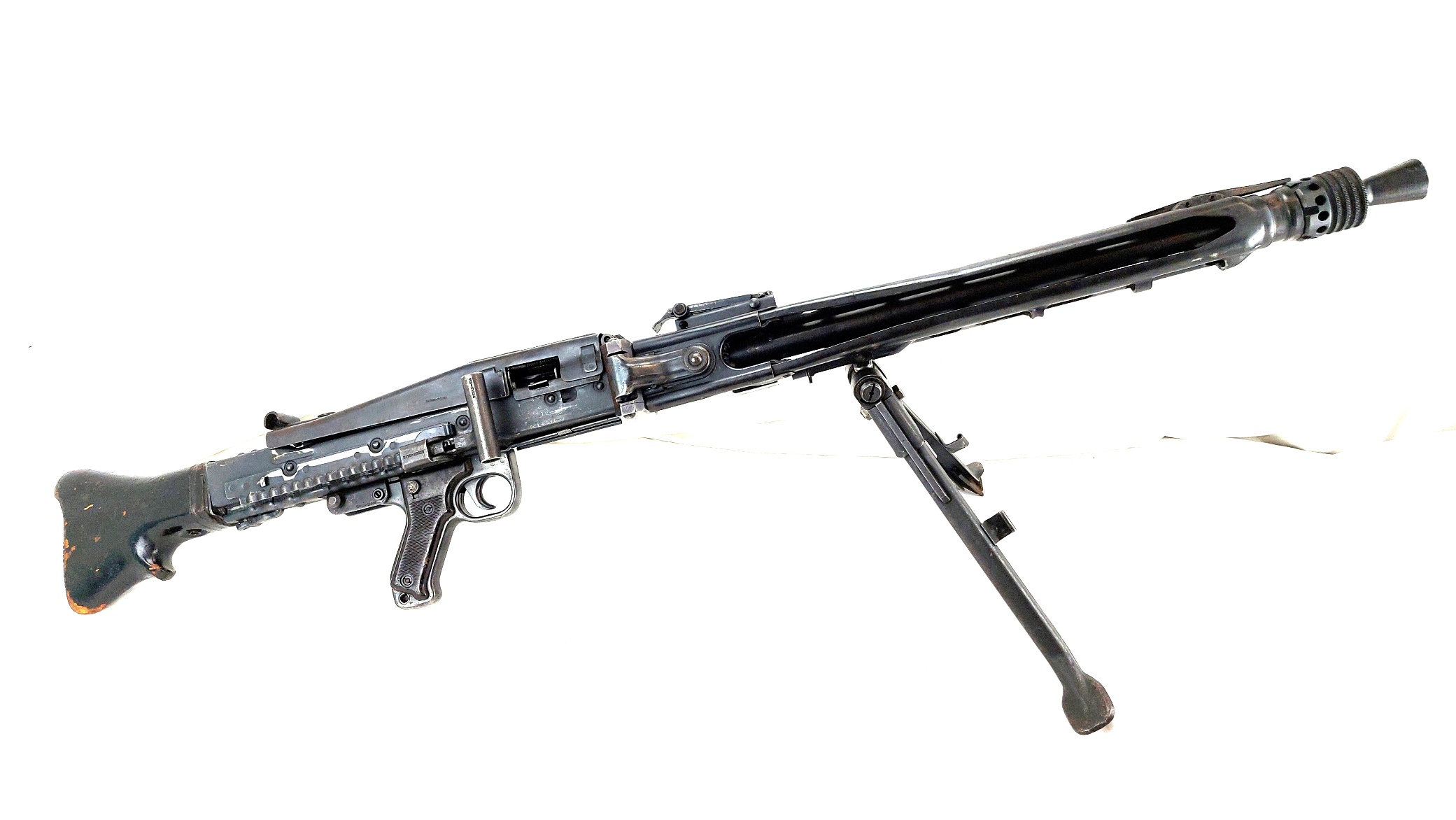 Yugoslavian, Post-War, Zastava M53 (MG 42/53) Machine Gun, Deactivated, with German dfb 1944 Bipod - Image 10