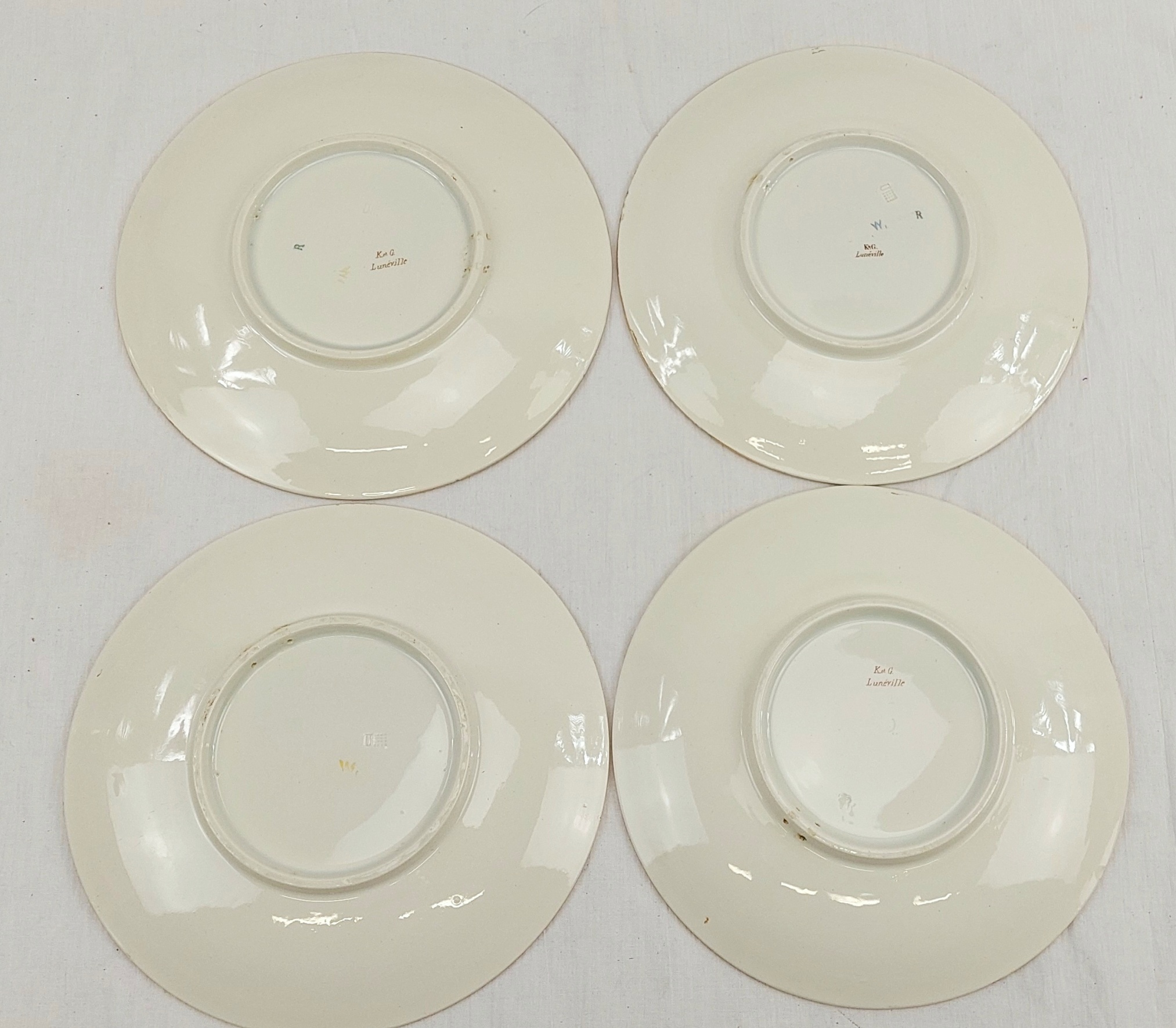 11 Franco-Russian Alliance 1891/3 Faience Plates Luneville Porcelain Factory - Image 18