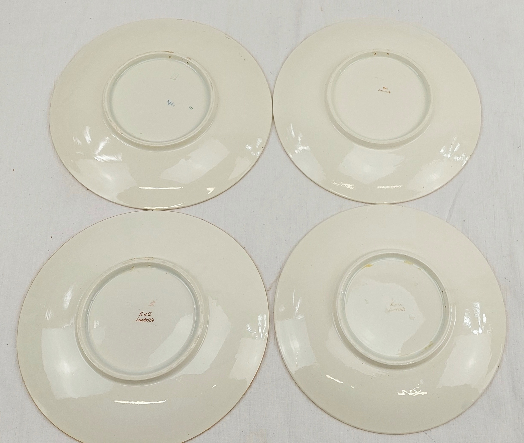 11 Franco-Russian Alliance 1891/3 Faience Plates Luneville Porcelain Factory - Image 15