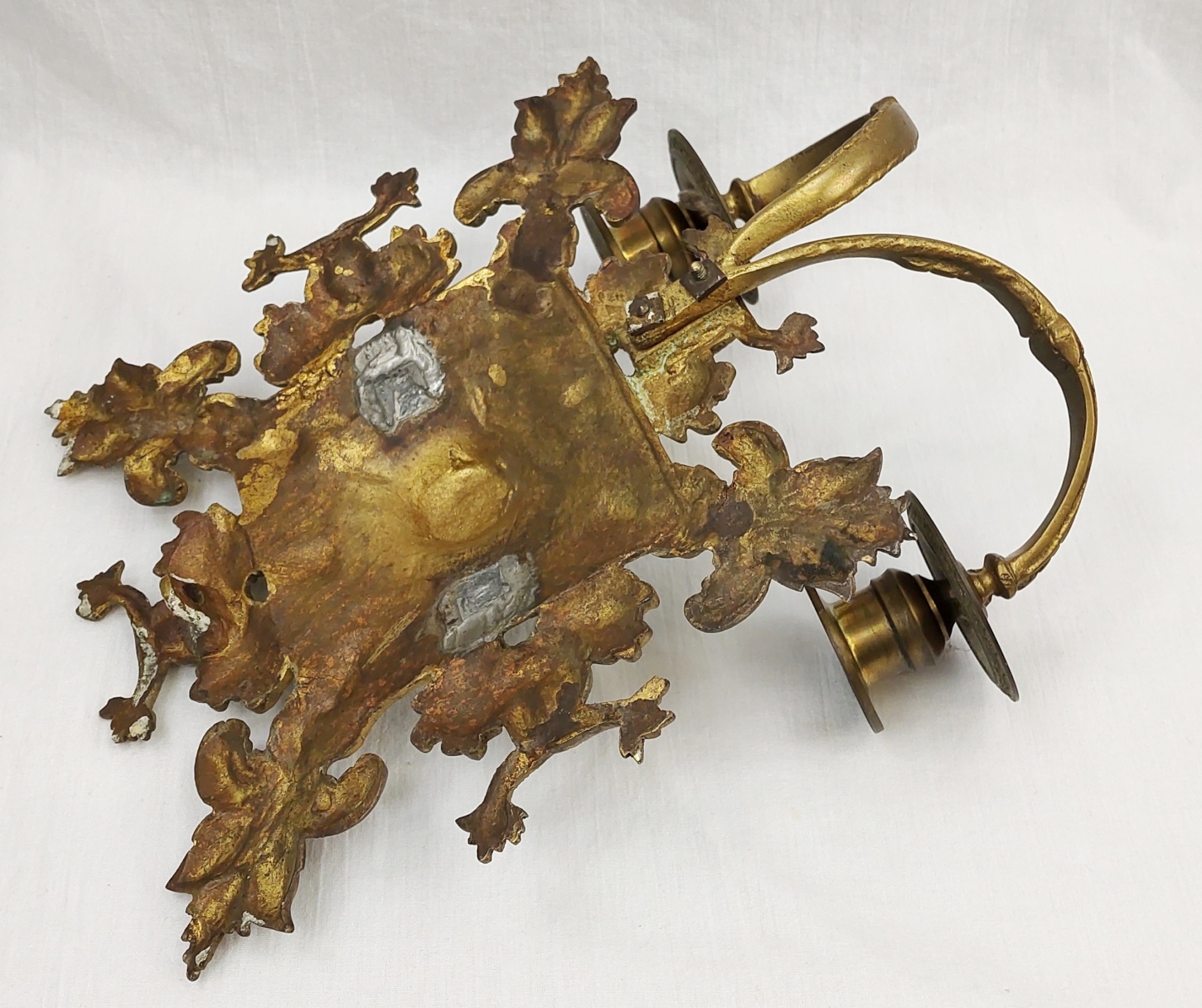 A Pair Of Early 20th Century Royal Navy Maritime Themed Wall Candle Sconces - Image 5