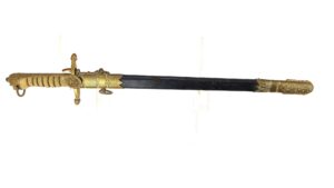 British, George Vth, 1901 Pattern Royal Navy Officer’s Dress Dirk & Scabbard by Henry Wilkinson – retailed by Gieves Ltd