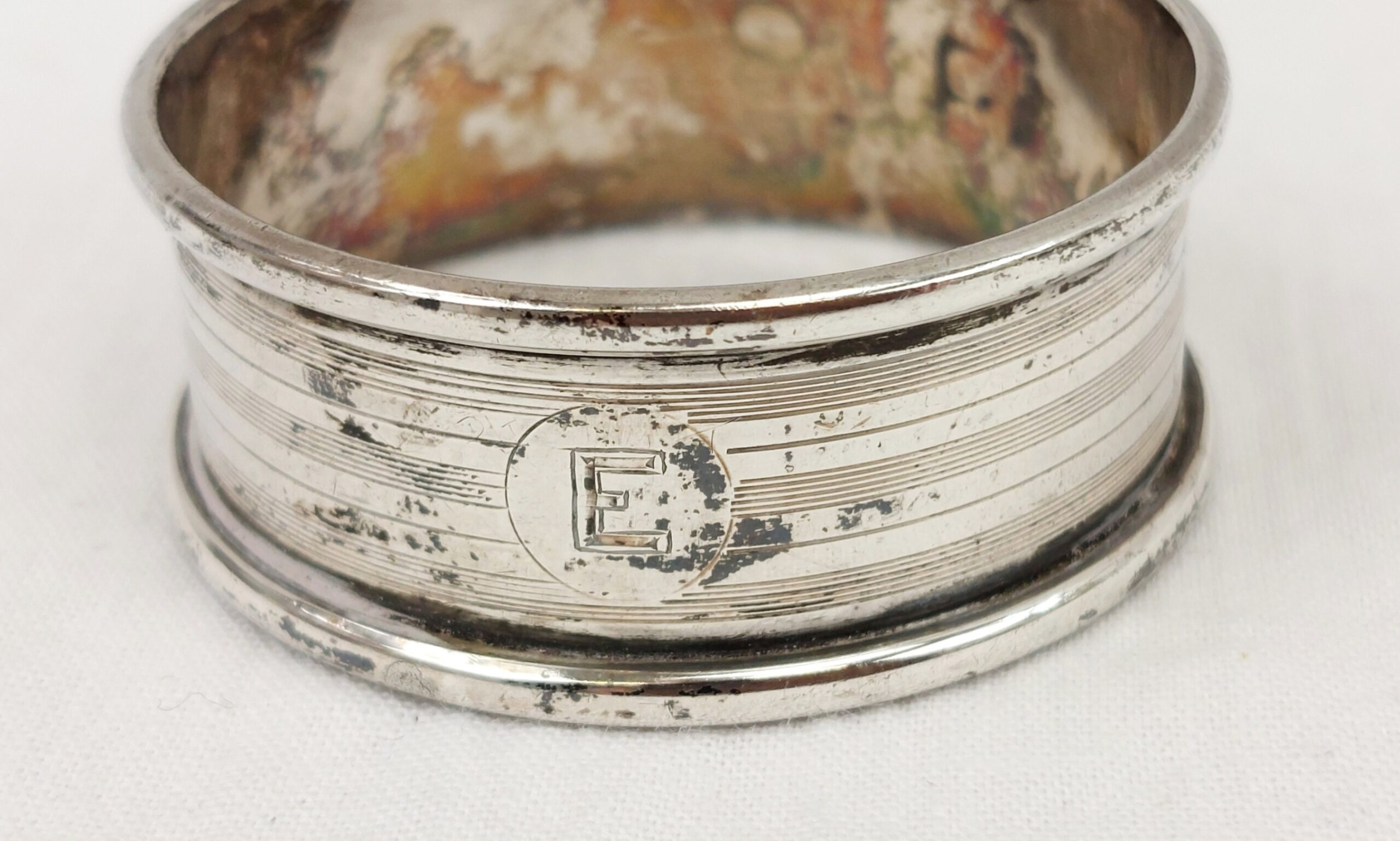 Birmingham 1926 Sterling Silver Napkin Ring - Image 4