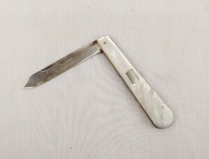 Birmingham 1929 Sterling Silver And MoP Fruit Knife