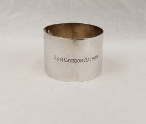 Birmingham 1932 Sterling Silver Napkin Ring