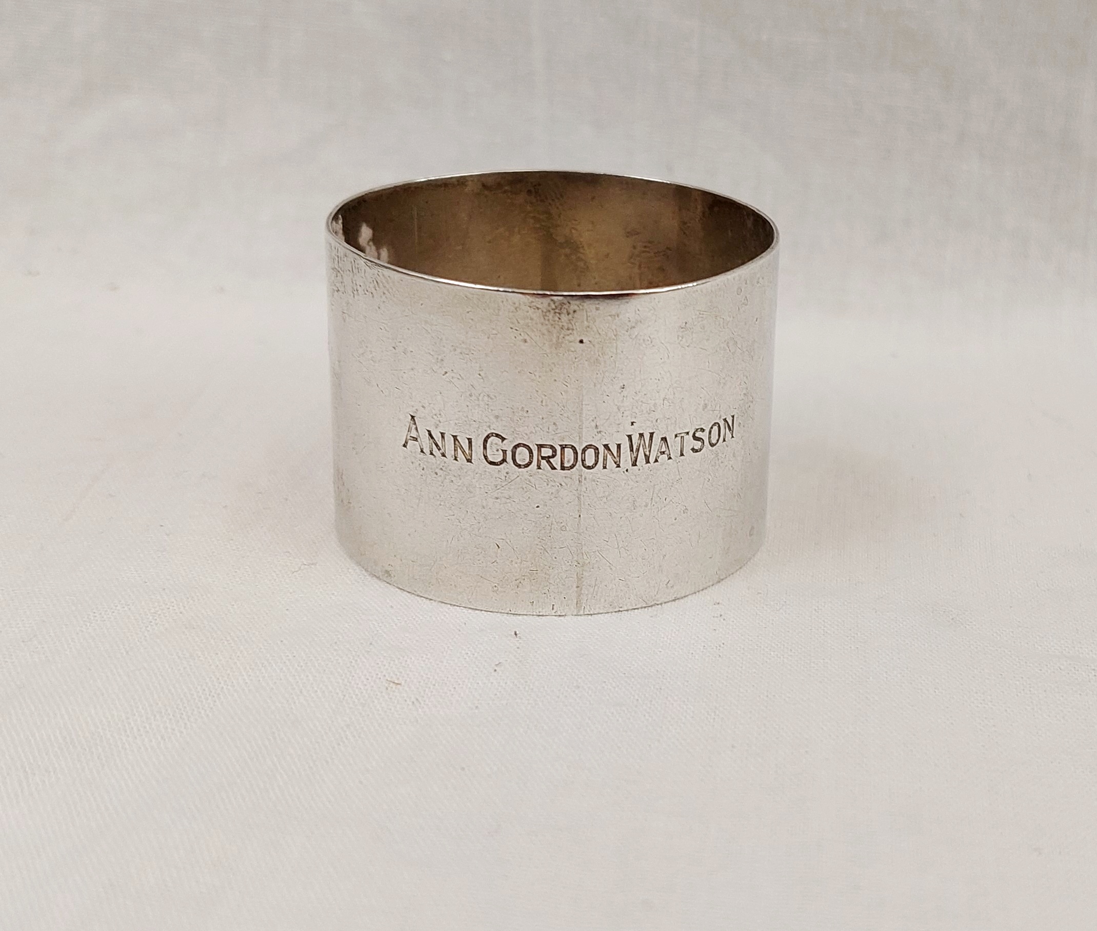 Birmingham 1932 Sterling Silver Napkin Ring