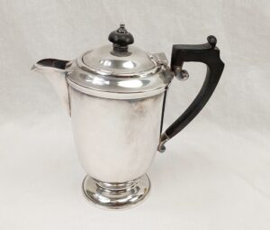 Edwardian Mapplin And Webb Silver Plated Coffee Or Hot Water Pot