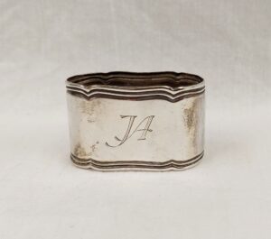 European 800 Silver Napkin Ring