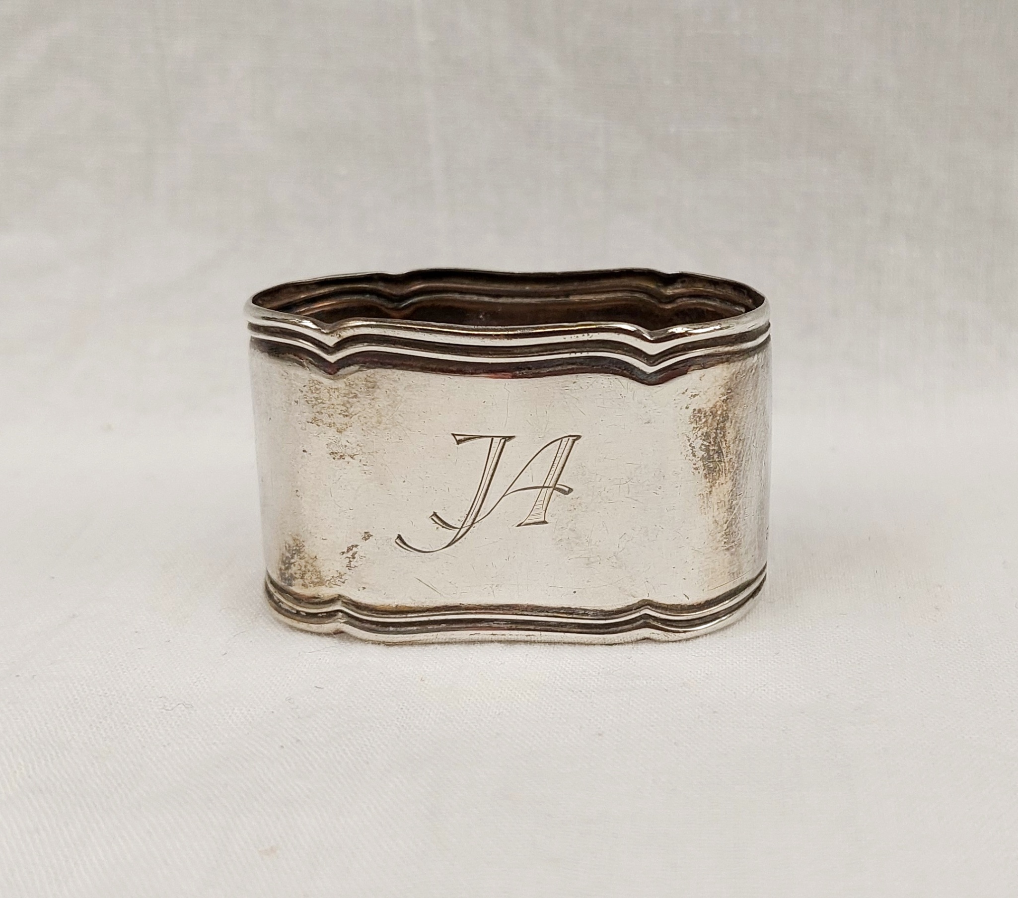 European 800 Silver Napkin Ring