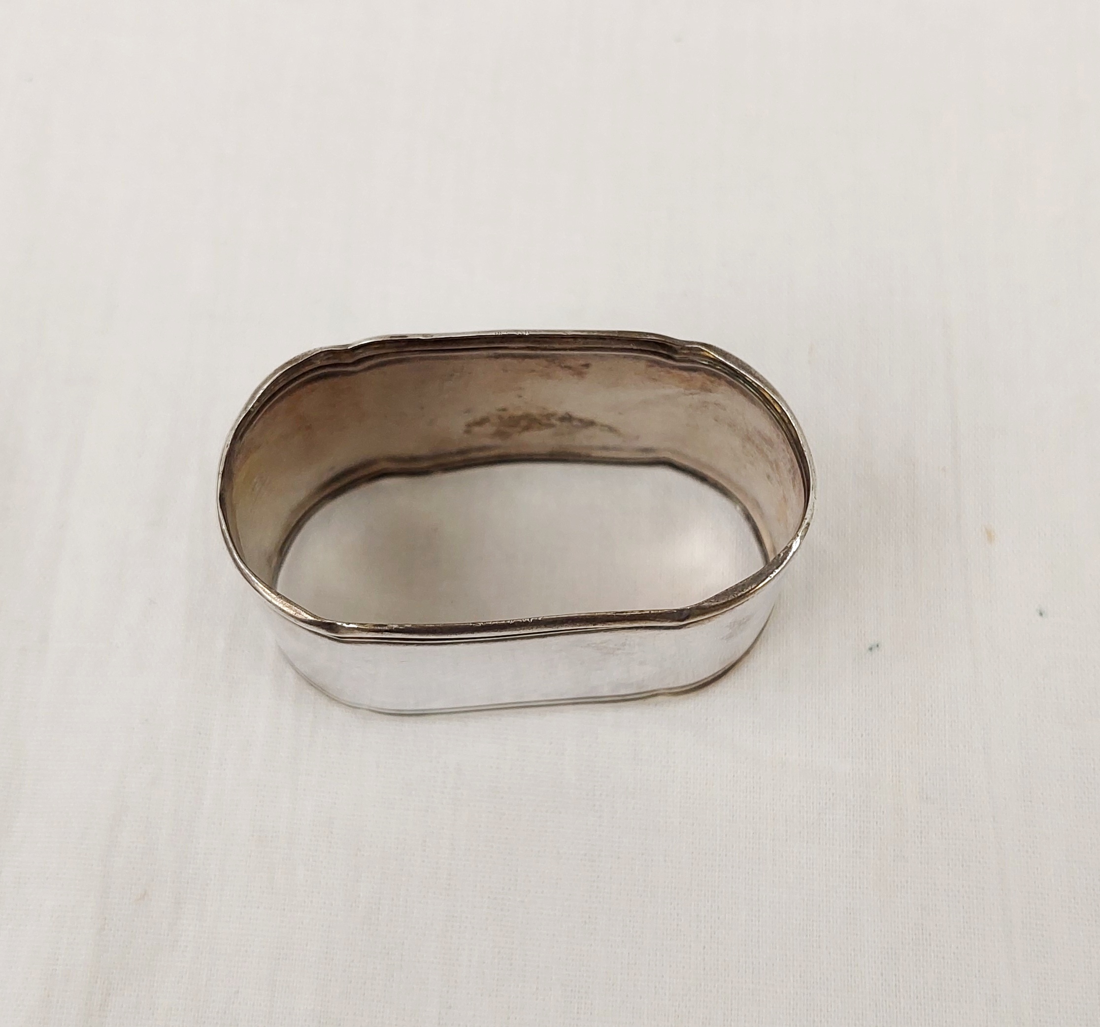 European 800 Silver Napkin Ring - Image 3