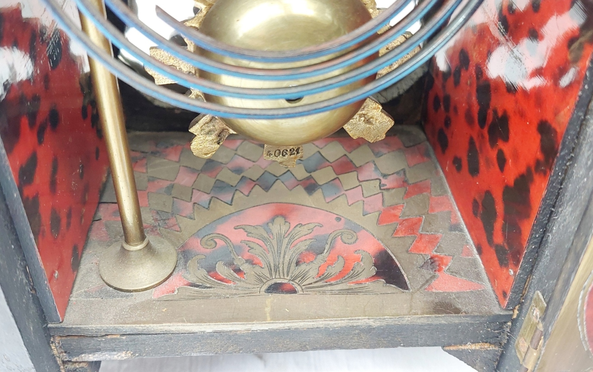 Fine Late French 19th Century Ornate Boulle Work Mantle Clock Retailed By W. Johnson & Sons - Image 15