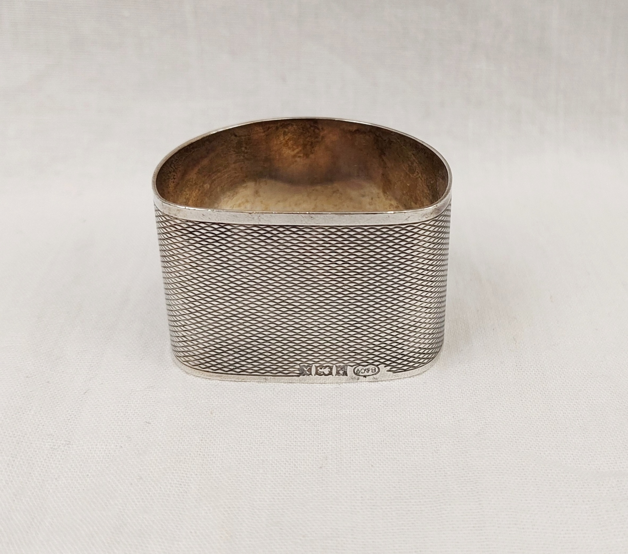 Sterling Silver Birmingham 1972 Napkin Ring - Image 3
