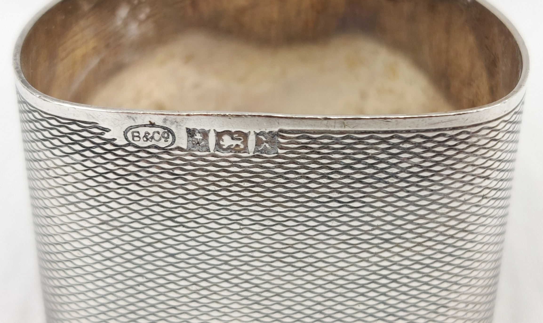 Sterling Silver Birmingham 1972 Napkin Ring - Image 4