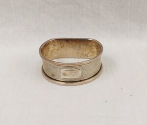 Sterling Silver Birmingham 1974 Napkin Ring