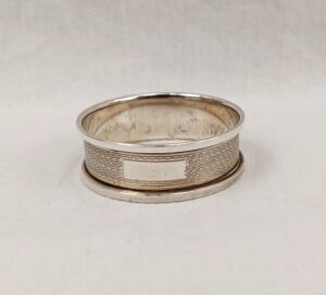 Sterling Silver Birmingham 1975 Napkin Ring